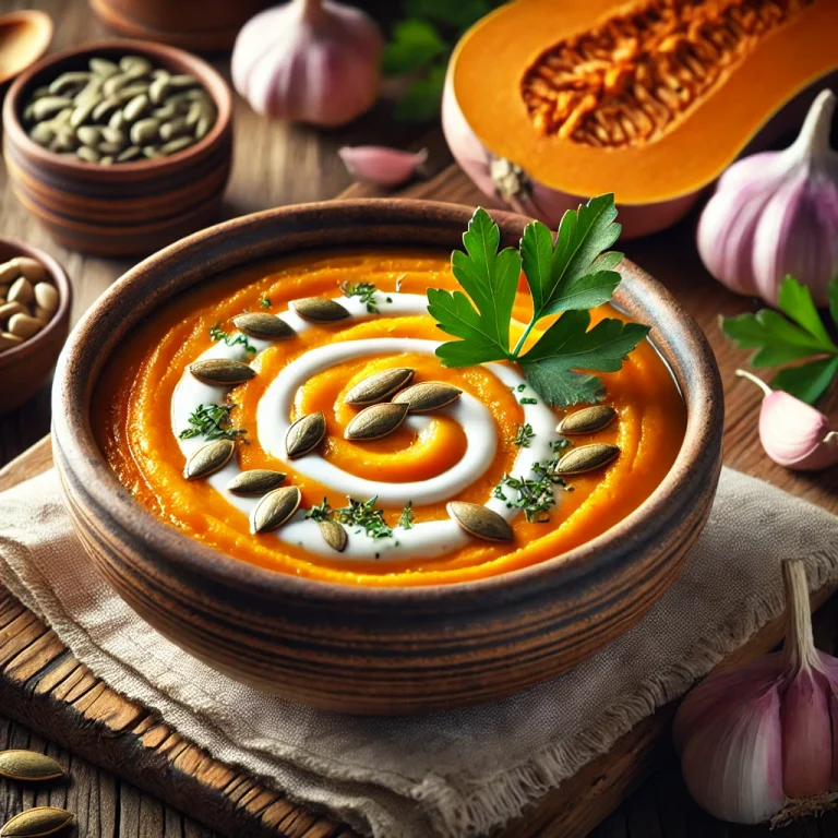 Zoete aardappel soep